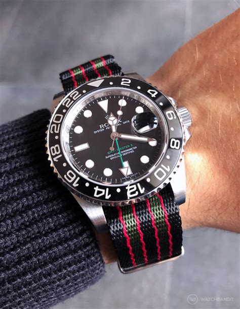 rolex gmt bracelet width|rolex gmt master ii straps.